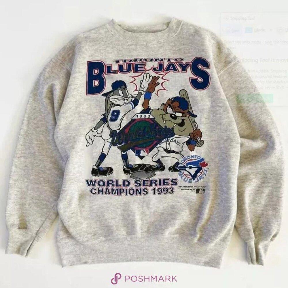 Looney Tunes Toronto Blue Jays Baseball Unisex Sweatshirt Retro Teresafarn